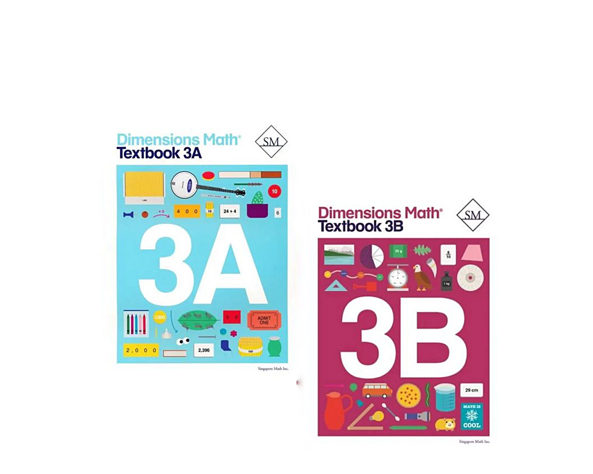 公式 Singapore Math 2B 3A 各々3冊セット 公式 Singapore Math 2B 3A 各々3冊セット