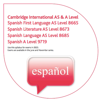 A-Level Spanish Language and Literature